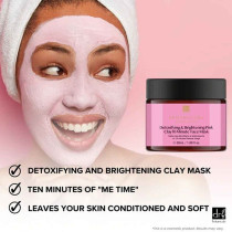 Dr. Botanicals Detoxifying Brightening Pink Clay 10 Minute Face Mask Facial Mask
