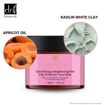 Dr. Botanicals Detoxifying Brightening Pink Clay 10 Minute Face Mask Facial Mask