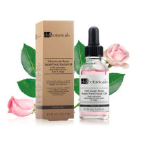 Dr. Botanicals Moroccan Rose Superfood Facial Oil Face Oil, 1.01Oz