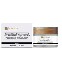 Dr. Botanicals Rose And Berry Brightening Facial Mask With Aloe Leaf And Hyaluronic Acid Facial Mask