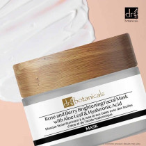 Dr. Botanicals Rose And Berry Brightening Facial Mask With Aloe Leaf And Hyaluronic Acid Facial Mask