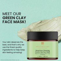 Dr. Botanicals Deep Pore Cleansing Green Clay Face Mask Facial Mask