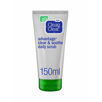 Advantage Clear And Soothe Daily Scrub White 150ml