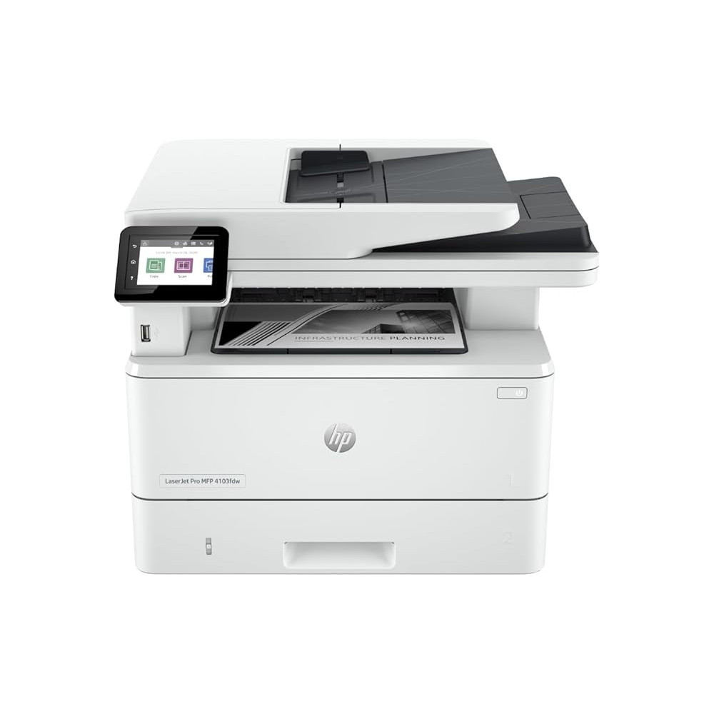 HP Laserjet Pro MFP 4103FDW Printer, 2Z629A