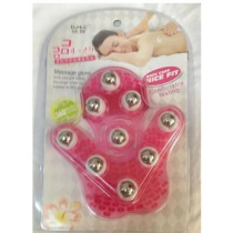 Massage Gloves With Metal Roller
