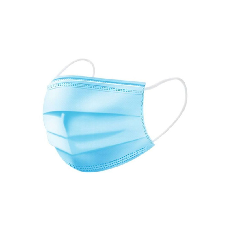 50Piece Disposable Protective Face Mask Set