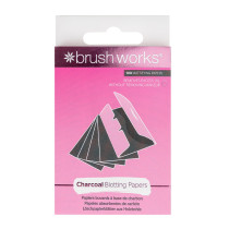 Brushworks Charcoal Blotting Papers Pack Of 100 Sheets