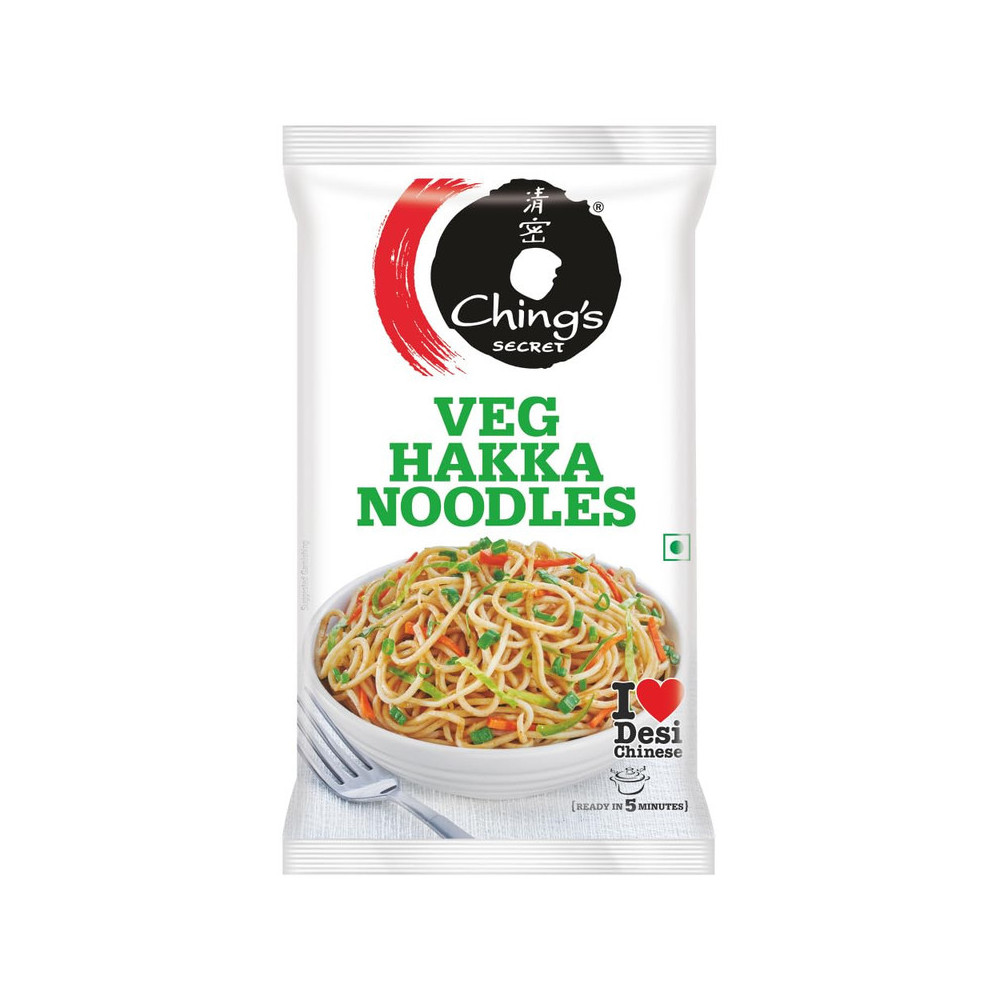 Chings Just Soak Veg Hakka Noodles 140g