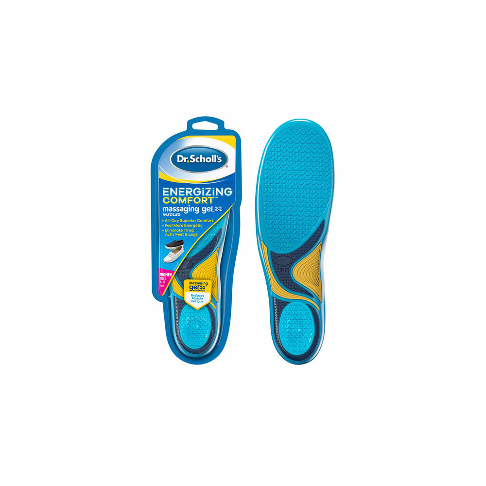 Dr Scholls Energizing Comfort Massaging Gel Insoles Womens
