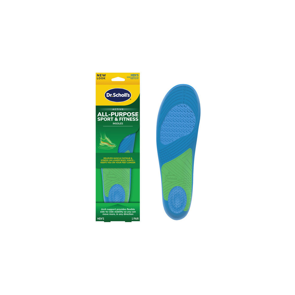 Dr Scholls All-Purpose Sport And Fitness Insoles Men