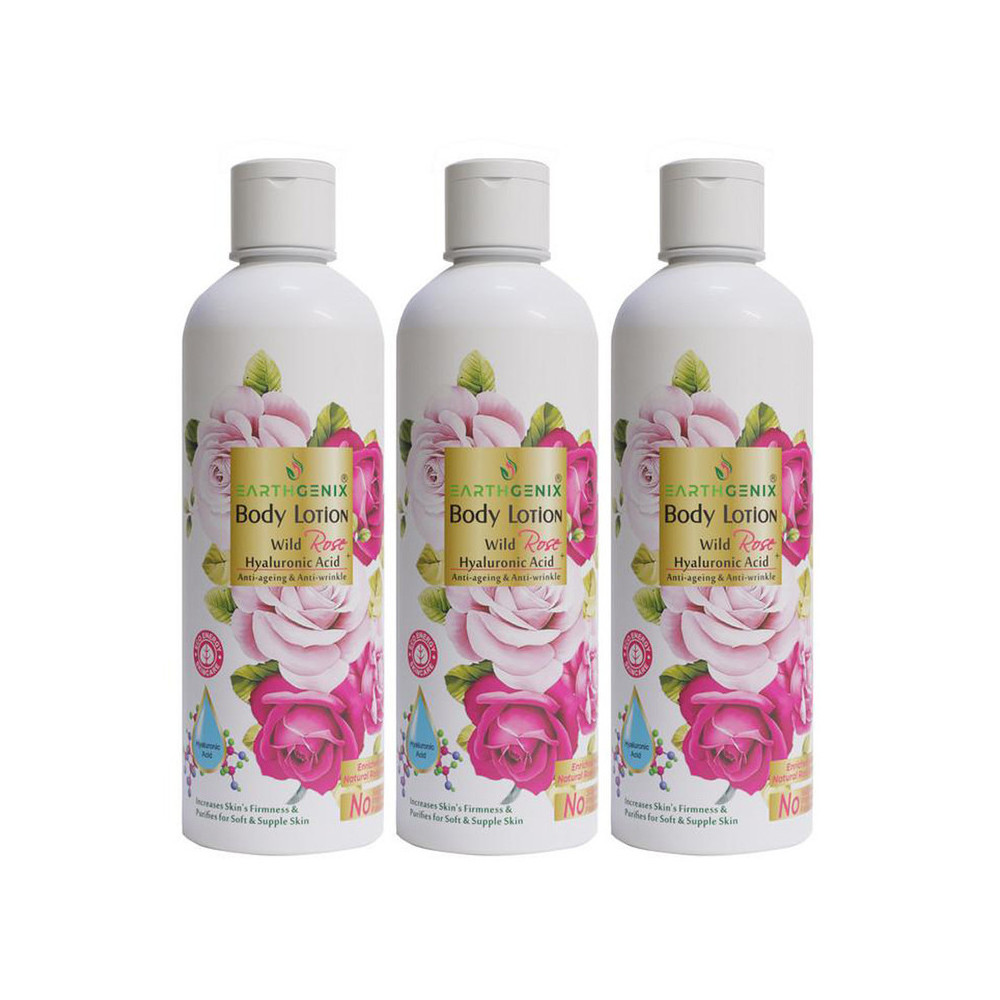 Earthgenix Wild Rose Body Lotion 300ml x 3pc