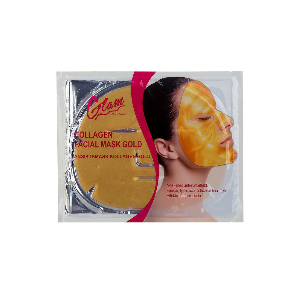Glam Of Sweden Collagen Facial Mask, Gold