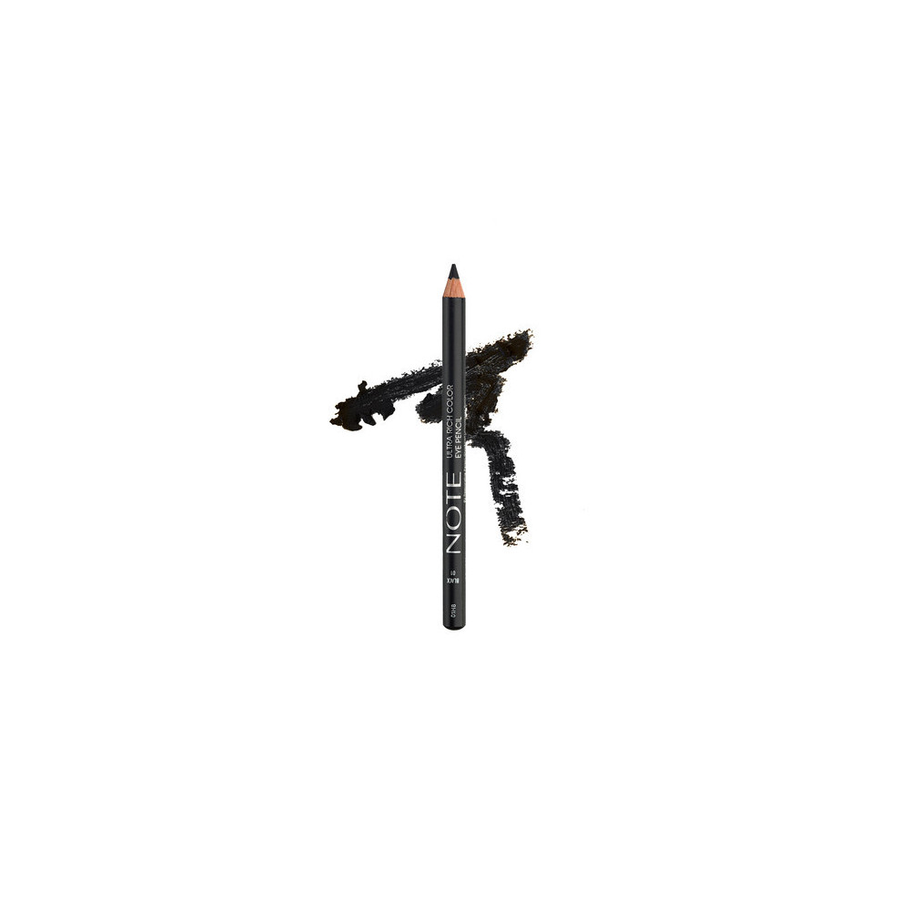 Note Ultra Rich Color Eye Pencil, 01 Black