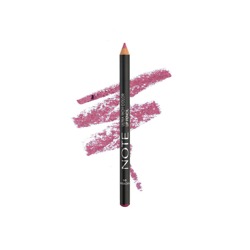 Note Ultra Rich Color Lip Pencil, 04 Fuchsia
