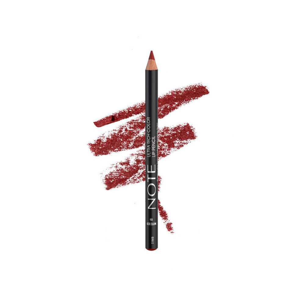 Note Ultra Rich Color Lip Pencil, 06 Note Red
