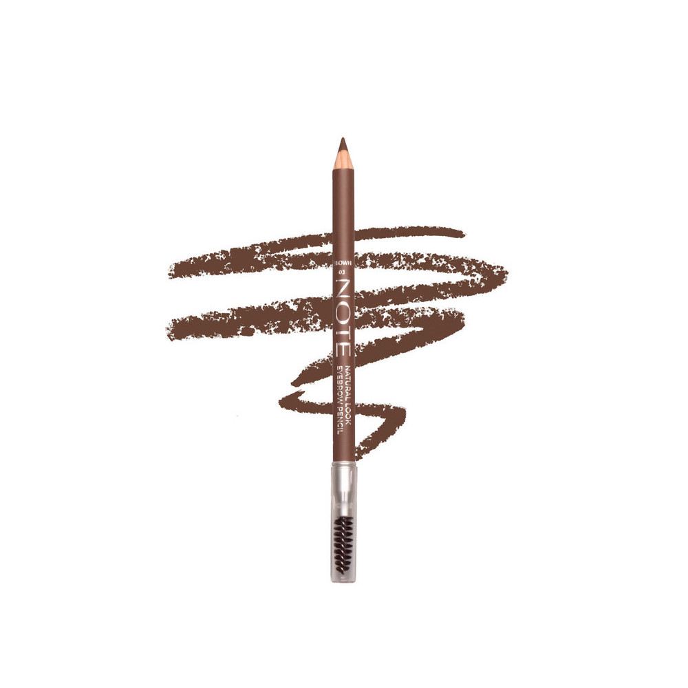 Note Natural Look Eyebrow Pencil, 03 Brown
