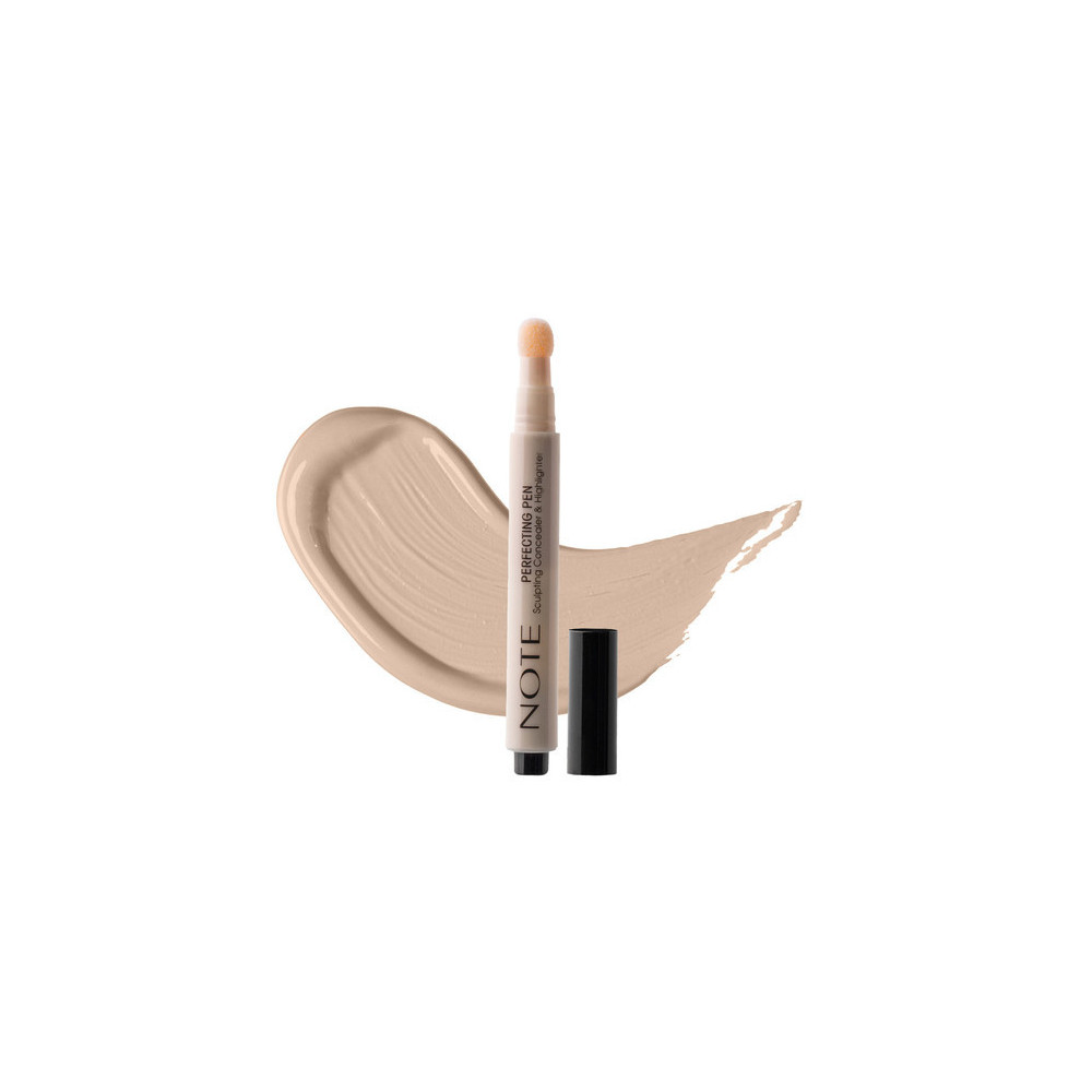 Note Perfecting Pen Sculpting Concealer And Highlighter, 02 Warm Rose
