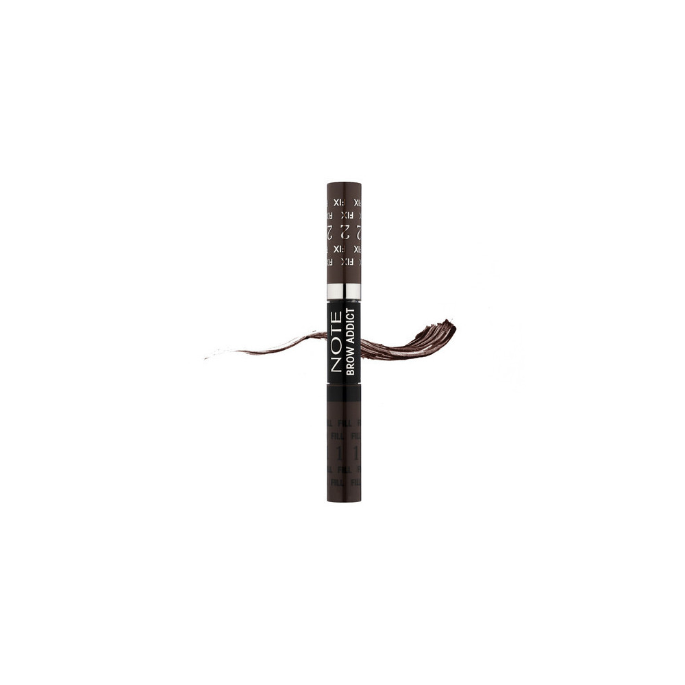 Note Brow Addict Tint And Shaping Gel, 04 Grey Brown
