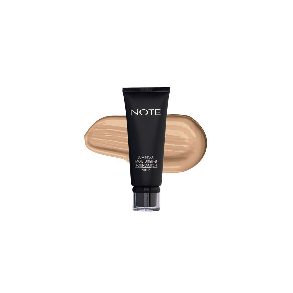 Note SPF 15 Luminous Moisturizing Foundation Tube, 04 Sand