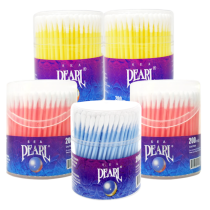 Sea Pearl Cotton Buds Pack Of 5 Box, 200 Pcs Per Pack