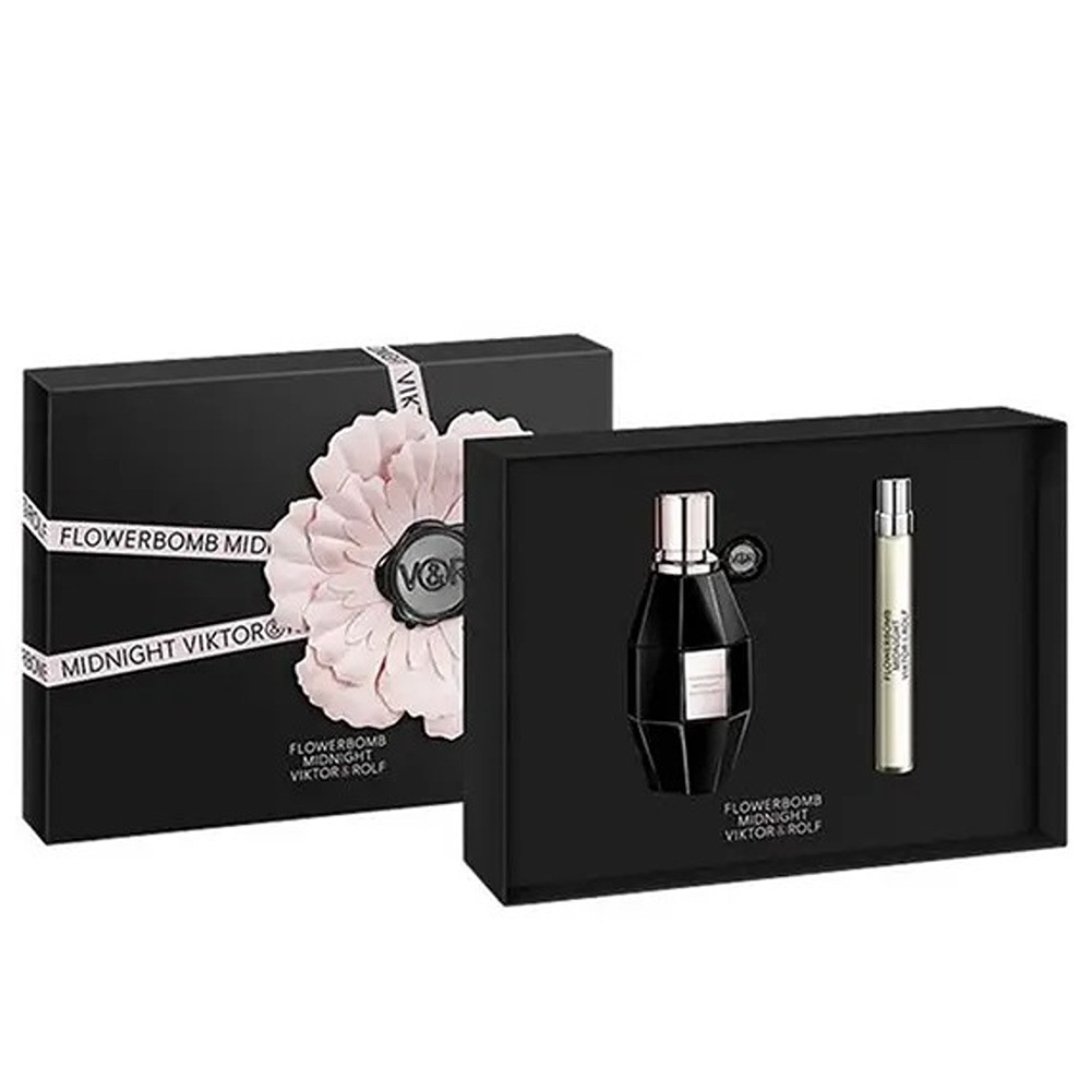 Viktor & Rolf Flowerbomb Midnight For Women Set Eau De Parfum 50Ml + Eau De Parfum 10Ml