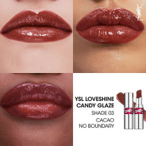 Yves Saint Laurent Loveshine Candy Glaze Lipstick, 3 Cacao No Boundary