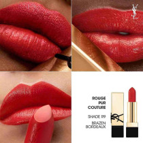 Yves Saint Laurent Rouge Pur Couture Pure Color-In-Care Satin Lipstick 9, R9 Brazen Bordeaux