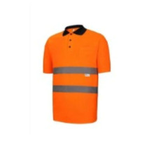 Abbas Ali Reflective High Visibility Workwear Polo T-Shirt, 245gsm, Style No. DJM, Small