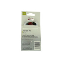 Truyu Qvs One Touch Reusable Hair Clips Multicolour, Pack Of 10