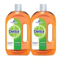 Dettol Antiseptic Disinfectant, 1L, Pack Of 2