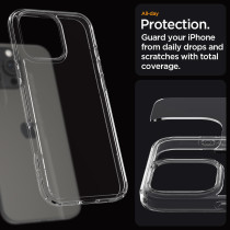 Spigen Ultra Hybrid Designed For iPhone 16 Pro Case Cover, Frost Clear