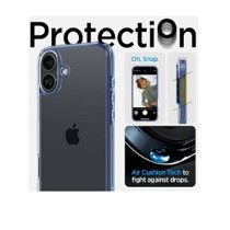Spigen Ultra Hybrid Designed For iPhone 16 Plus Case Cover, Sky Crystal