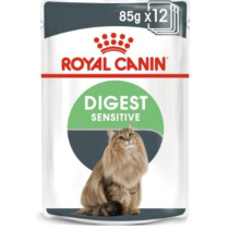Royal Canin Feline Care Nutrition Digest Sensitive Gravy, 12 x 85G