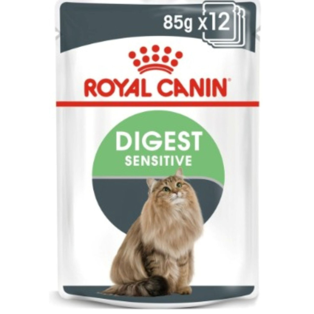 Royal Canin Feline Care Nutrition Digest Sensitive Gravy, 12 x 85G