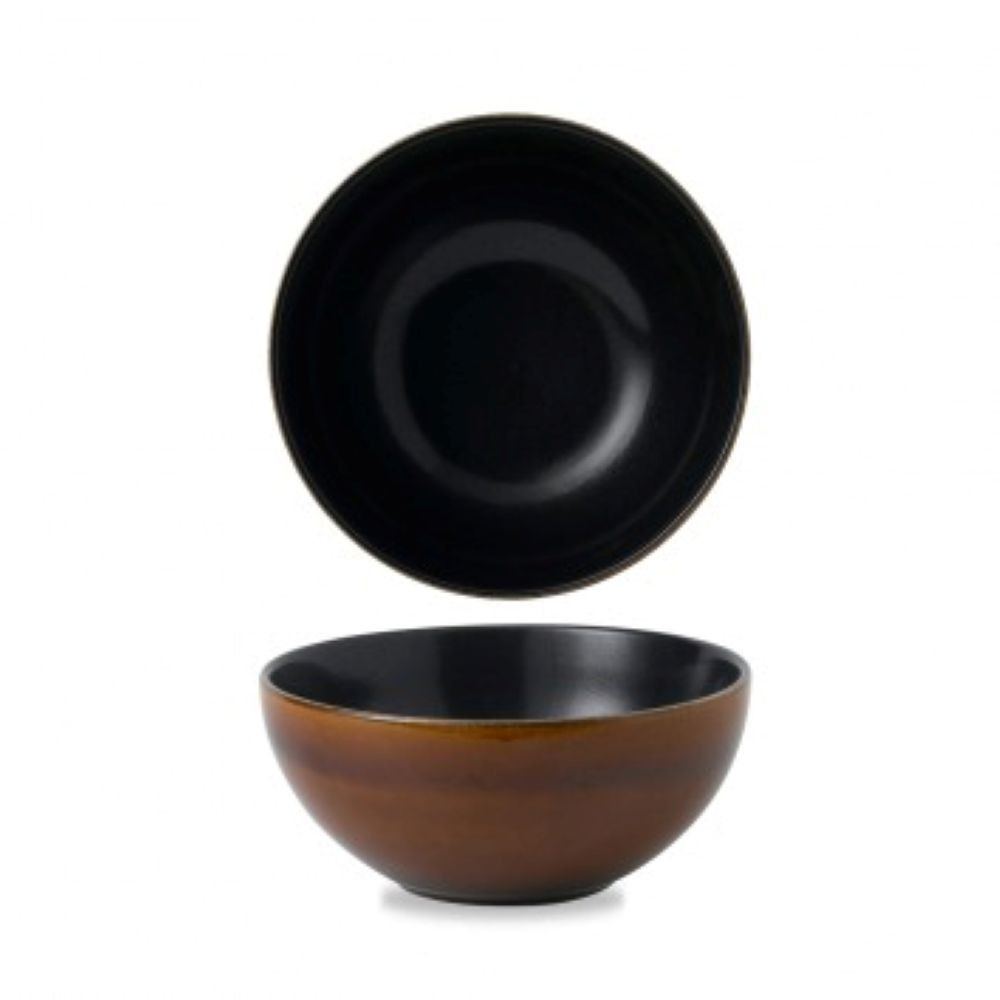 Churchill UK Tokyo Blue/Brown Noodle Bowl, Dia 18.3 Cm