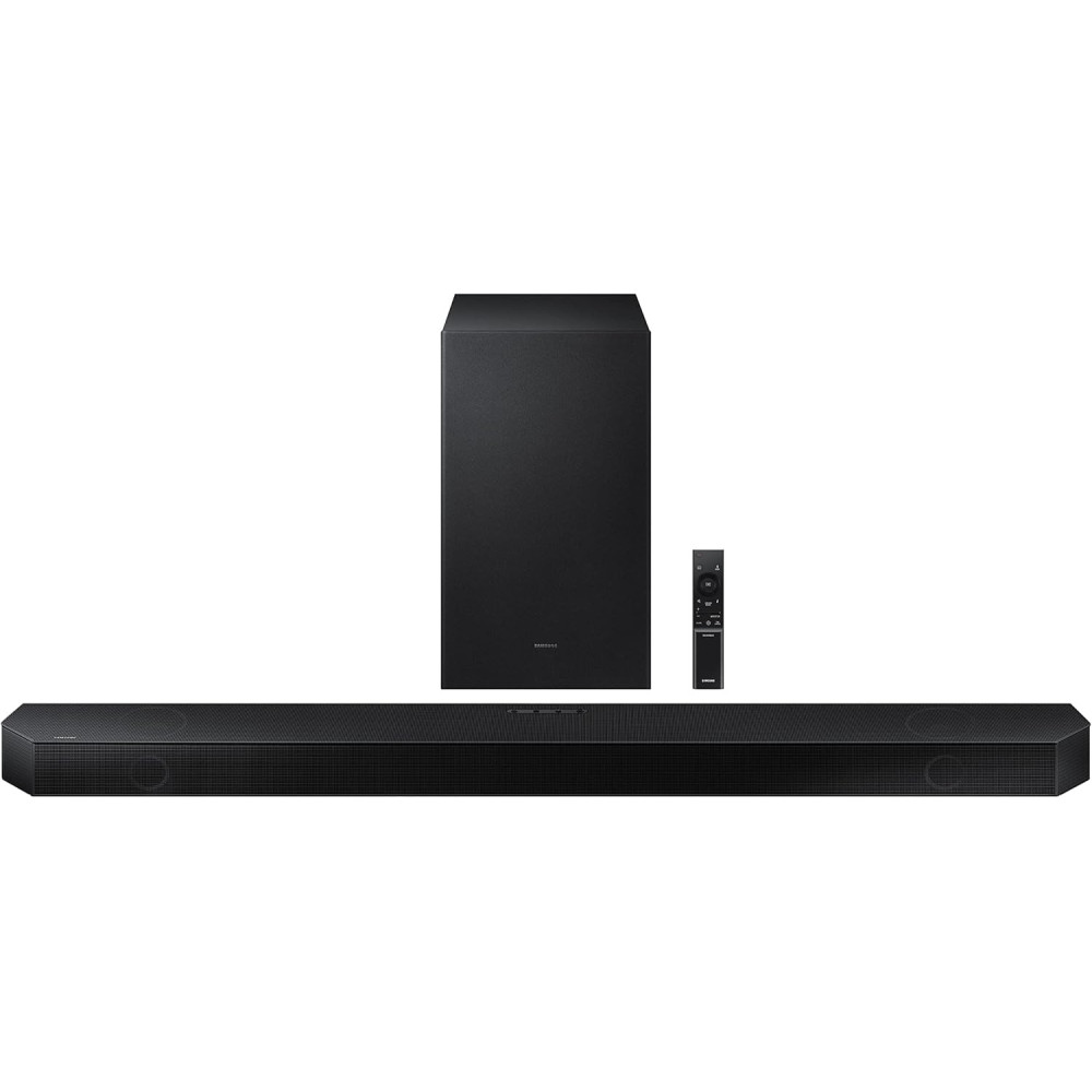 Samsung 3.1.2Ch Wireless Soundbar With Dolby Atmos/Dts:X 2 Up Firing Speakers In Built Subwoofer Bluetooth Connectivity, HW-Q700B