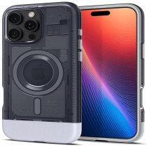 Spigen Classic C1 MagFit For iPhone 16 Pro Max Case Cover MagSafe Compatible Extreme Protection Tech, Graphite