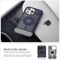 Spigen Classic C1 MagFit For iPhone 16 Pro Max Case Cover MagSafe Compatible Extreme Protection Tech, Graphite