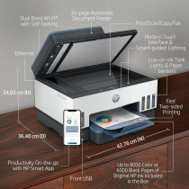 HP Smart Tank 795 All-In-One Printer Wireless, Print Up To 18000 Black Or 8000 Color Pages, 28B96A