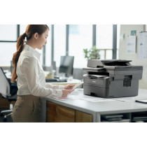 Brother Wireless All In One Monochrome Laser Printer, DCP-L2640DW, Black