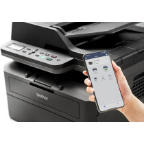Brother Wireless All In One Monochrome Laser Printer, DCP-L2640DW, Black