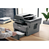 Brother Wireless All In One Monochrome Laser Printer, DCP-L2640DW, Black