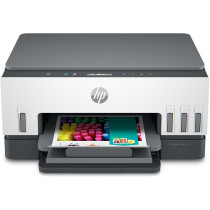 HP Smart Tank 670 All-In-One Printer, Print, Scan, Copy, Wireless, Up To 18,000 Black Or 8,000 Color Pages - White/Grey, 6UU48A