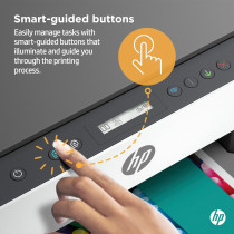 HP Smart Tank 670 All-In-One Printer, Print, Scan, Copy, Wireless, Up To 18,000 Black Or 8,000 Color Pages - White/Grey, 6UU48A