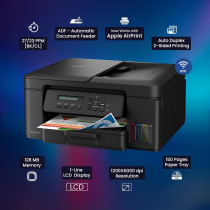 Brother Wireless All In One Ink Tank Printer, DCP-T730DW, Automatic Duplex Print & Scan, ADF, Email & Mobile Print, Black