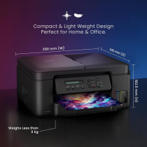Brother Wireless All In One Ink Tank Printer, DCP-T730DW, Automatic Duplex Print & Scan, ADF, Email & Mobile Print, Black