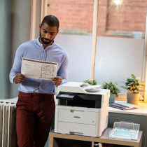 Brother Wireless All In One Printer, MFC-L3720CDW, With Advanced Led Color Laser Print, Adf, Duplex & Mobile Printing, High Yield Ink Toner