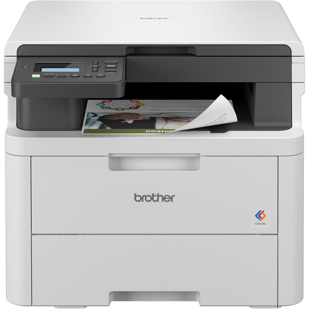 Brother Wireless All In One Printer, DCP-L3520CDW, With Advanced Led Color Laser Print, Duplex & Mobile Printing, High Yield Ink Toner