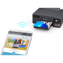 Epson Ecotank L8050, 6-Colour A4 Photo Printer Wifi Connected, With Smart App Connectivity