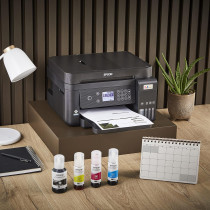 Epson Ecotank L6270 Office Ink Tank Printer A4 Colour 3-In-1 Printer With ADF, Wi-Fi And Smart Panel Connectivity And Lcd Screen, Black